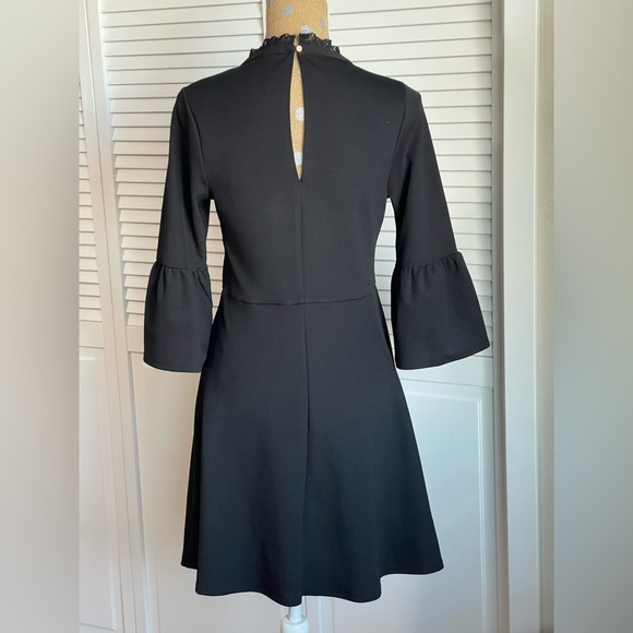 Xhilaration Sz M black dress W/lace New Christmas New Years ready - Picture 3 of 7